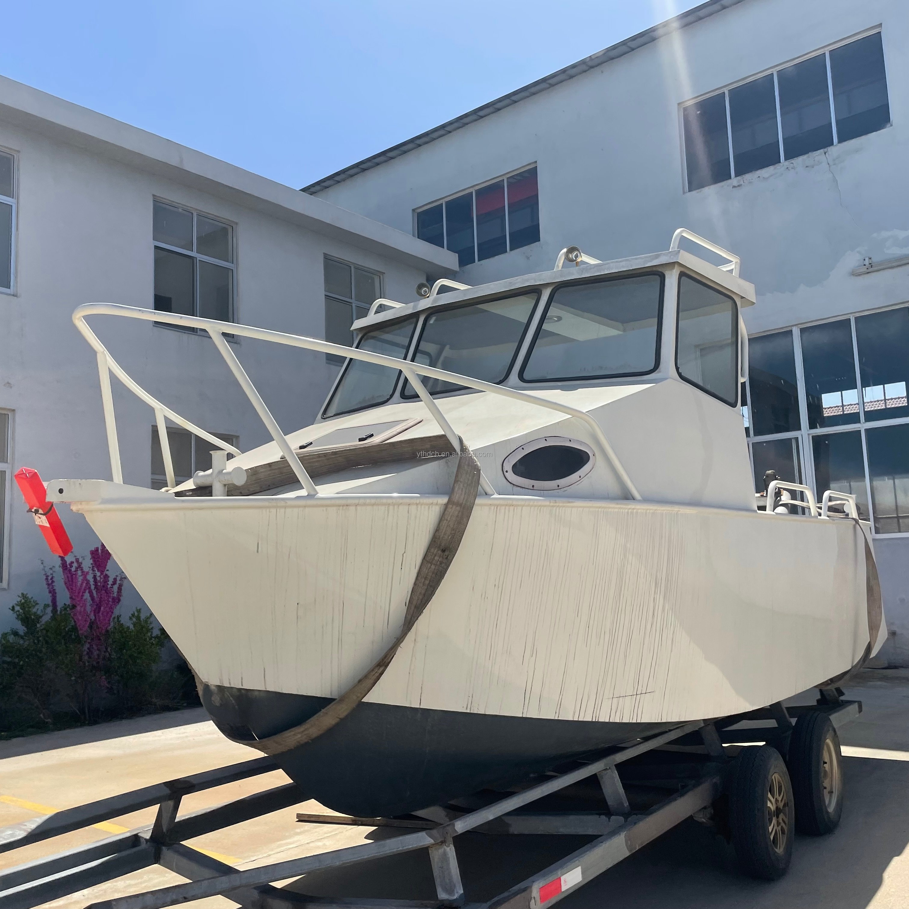 OEM Customized China Factory Luxury Speed Boat with Outboard Engine Aluminum Luxury Speed Boat